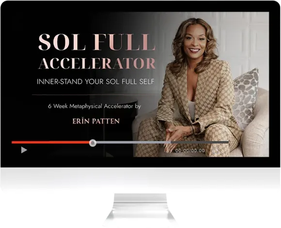 Sol Full Accelerator strategy session video on a laptop