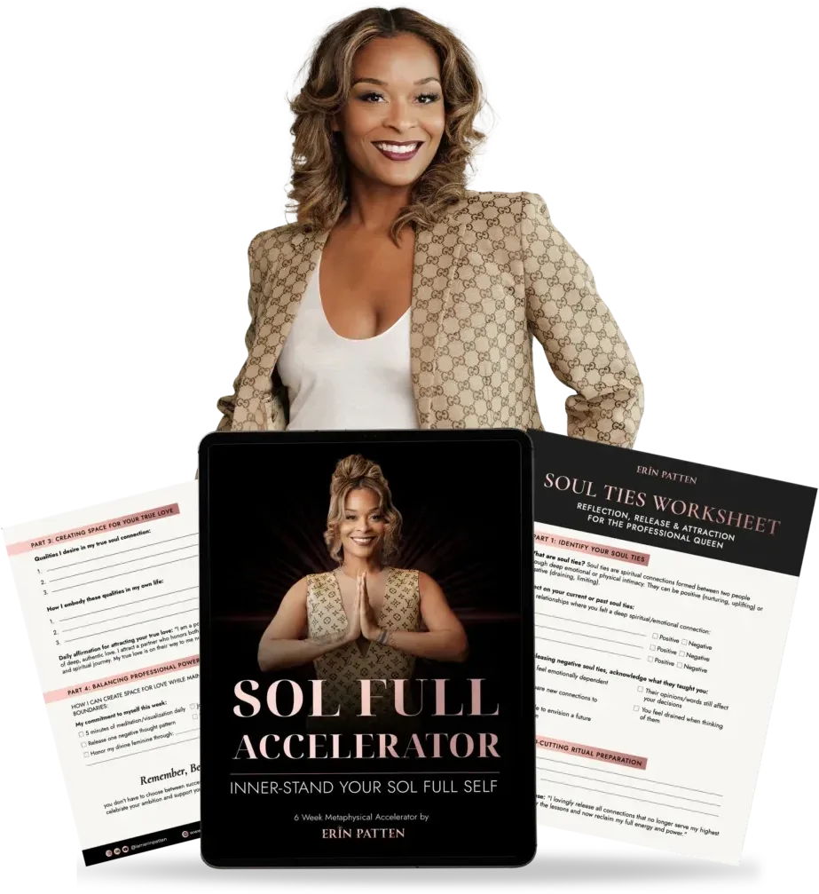 Erin Patten with the Sol Full Accelerator program and workbooks